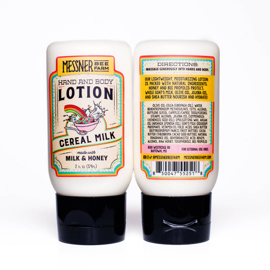 Cereal Milk - Milk and Honey Lotion - 2oz Messner Family Bee Farm