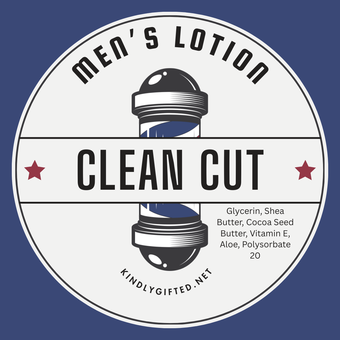 Clean Cut- Men's Lotion 4oz