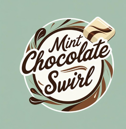 Mint Chocolate Swirl Soap