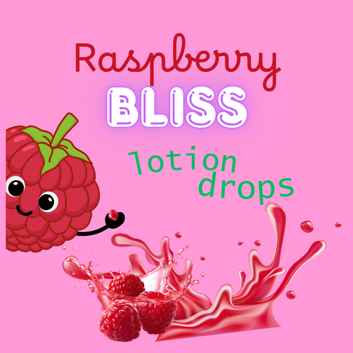 Raspberry Bliss lotion drop 4oz