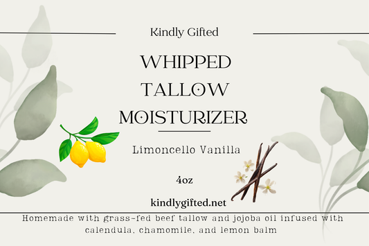 Whipped Tallow Moisturizer –Limoncello Vanilla