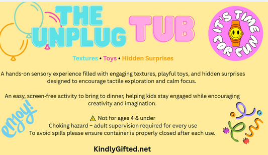 The Unplug Tub - the Kindly Gifted Sensory Collection